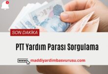 PTT Yardım Parası Sorgulama