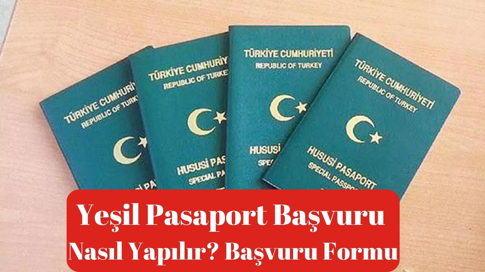 Yeşil Pasaport Başvuru Nasıl Yapılır? Başvuru Formu
