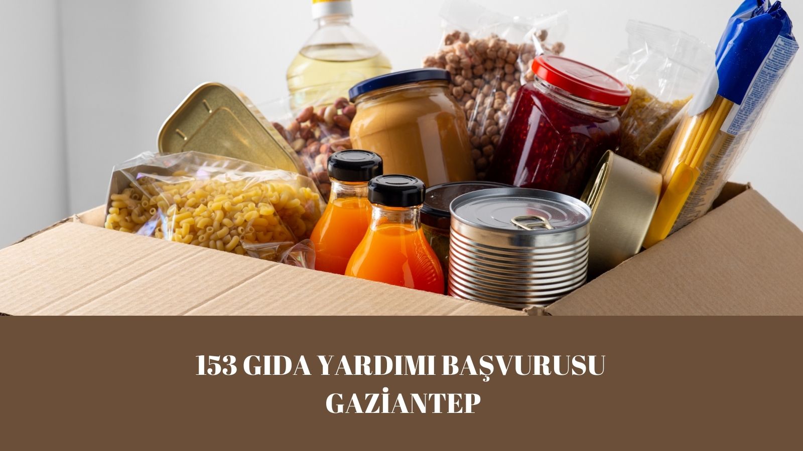 153 gıda yardımı başvurusu Gaziantep
