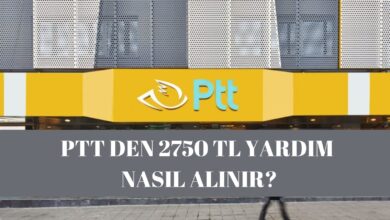 PTT DEN 2750 TL YARDIM NASIL ALINIR?