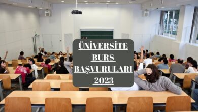 Üniversite Burs Başvuruları 2023